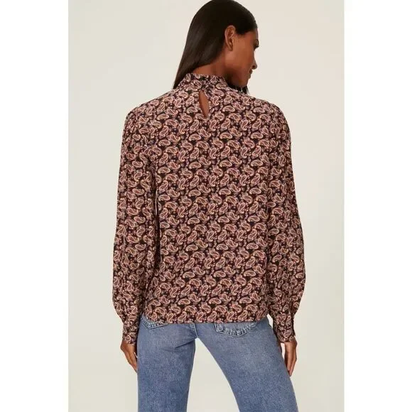 Vanessa Bruno Paolo Paisley Top 🩶 - Picture 4 of 11